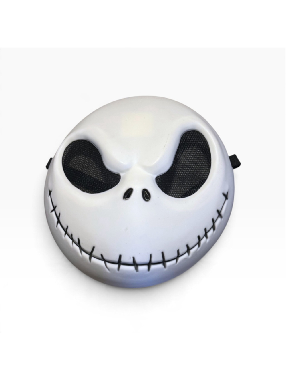 Disney Jack Skellington Halloween Mask One Size White Black Adult
